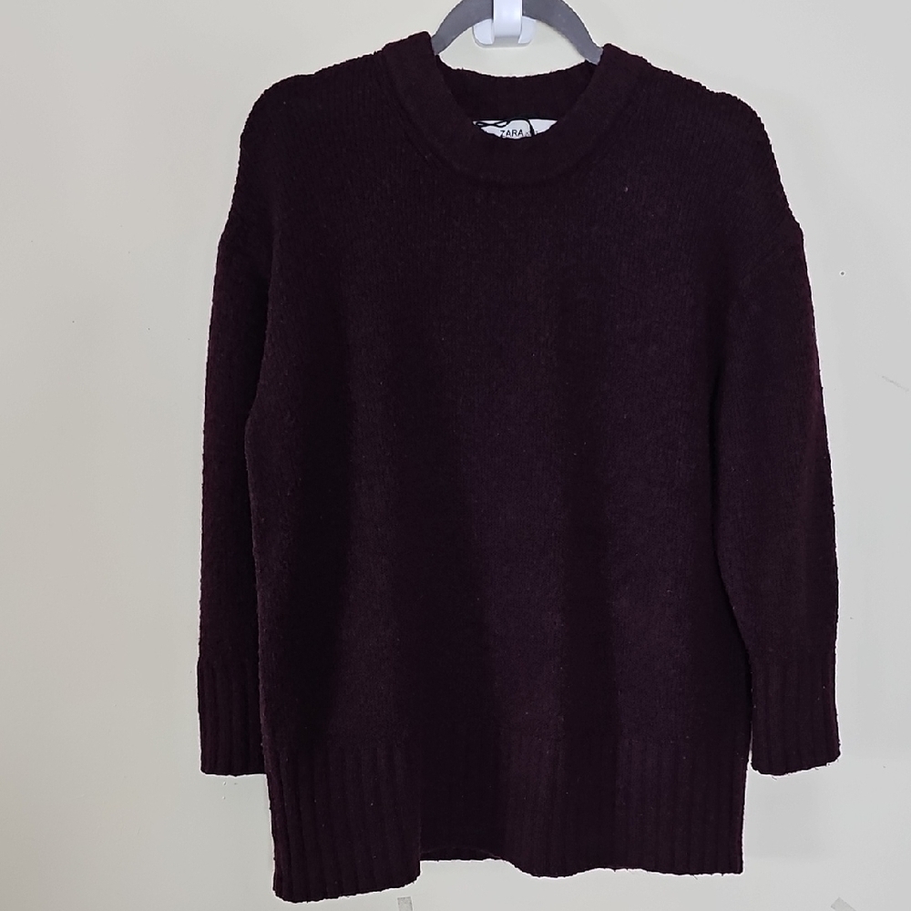 Elegant Women's Dark Purple Sweater